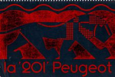 Catalogue la ‘201‘ Peugeot