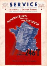 SERVICE Dictionnaire de la Réparation Automobile 03/1938 : 201-301-401-601